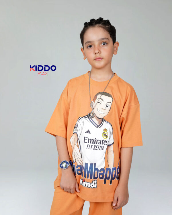 تیشرت شلوارک پسرانه شخصیت فوتبالی Kimdi - Image 5
