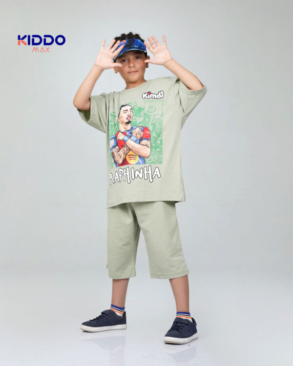 تیشرت شلوارک پسرانه شخصیت فوتبالی Kimdi - Image 2