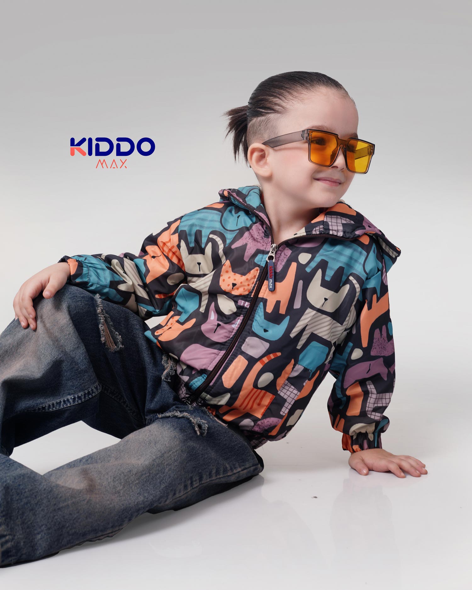 سویشرت تک پسرانه آستردار کد 04556 - Image 2